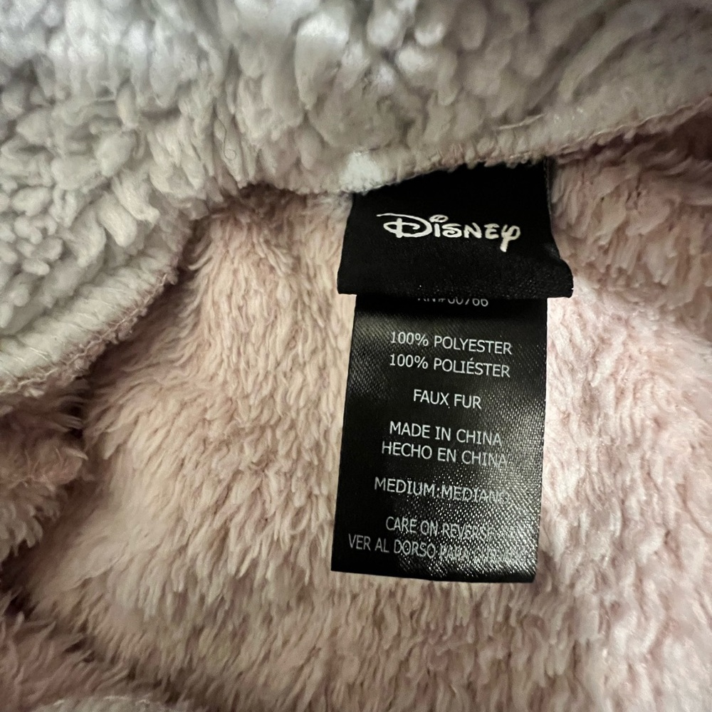 Disney Pink Plush Sweater M